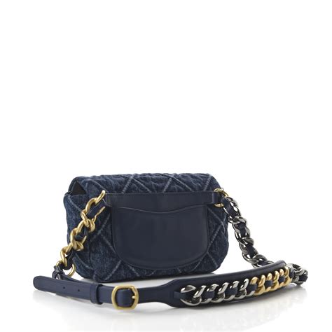 chanel denim belt bag|chanel belt bag 2021.